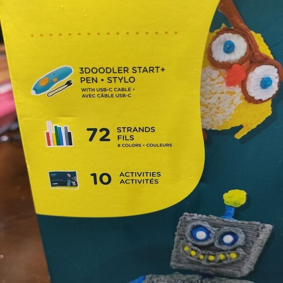 NEW 3Doodler Start+ Essentials Pen Set- 3D Printer Stylo With Fils Kids Safe - Picture 5 of 6